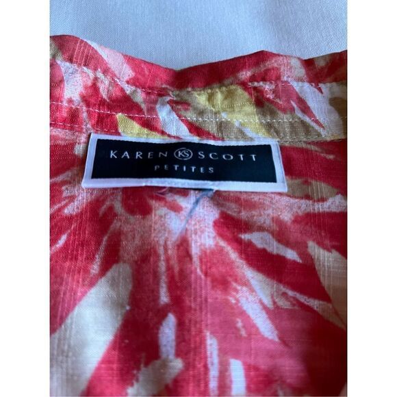 Karen Scott Boho Top - Picture 3 of 9